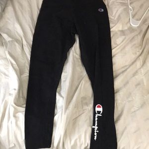 Black champion leggings